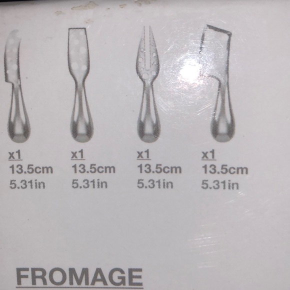 S & P Fromage set of 4 cheese knives - Picture 2 of 2